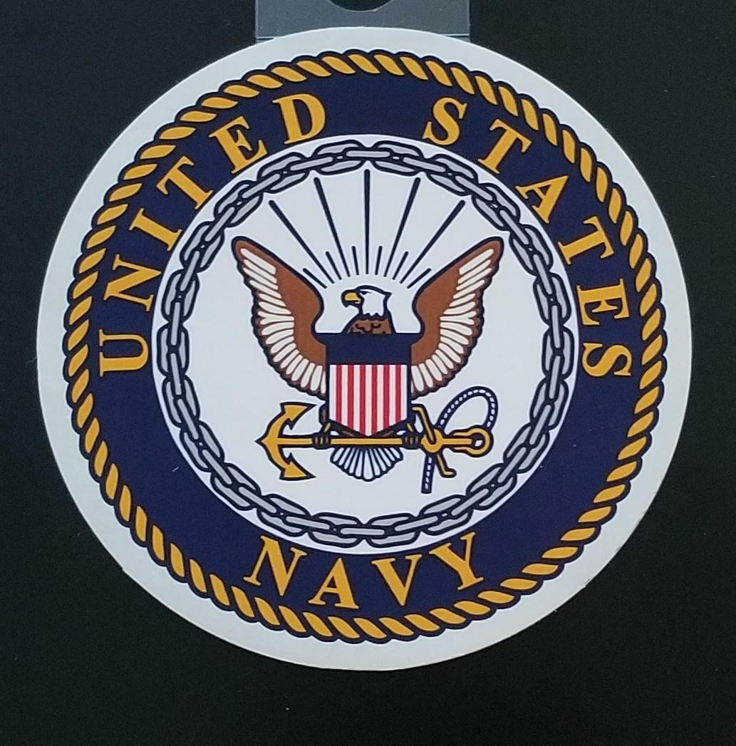 Us Navy 3 Inch Sticker - Made In The Usa!!