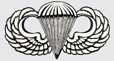 Us Army Airborne Wings Sticker - Decal- Made In The Usa!!